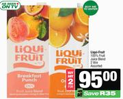 Liqui-Fruit 100% Fruit Juice Blend Assorted-For 2 x 2Ltr