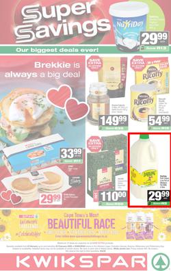 KWIKSPAR Western Cape : Super Savings (09 February - 22 February 2026), page 1