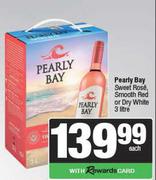 Pearly Bay Sweet Rose Smooth Red Or Dry White-3L