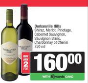 Durbanville Hills Shiraz Merlot,Pinotage,Cab Sauv,Sauv Blanc,Chardonnay Chenin-For 2x750ml