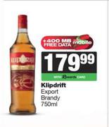 Klipdrift Export Brandy-750ml