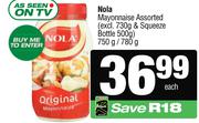 Nola Mayonnaise Assorted-750g/780g Each