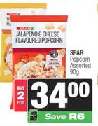 Spar Popcorn Assorted-For 2 x 90g