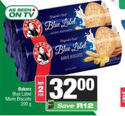 Bakers Blue Label Marie Biscuits-For 2 x 200g