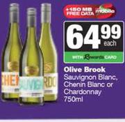Olive Brook Sauvignon Blanc,Chenin Blanc De Chardonnay-750ml