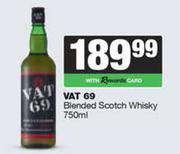 VAT 69 Blended Scotch Whisky-750ml