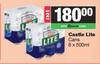 Castle Lite Cans-For 2 x 6 x 500ml