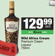 Wild Africa Cream Premium Cream Liqueur-750ml