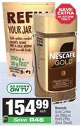 Nescafe Gold Coffee Jar 200g Or Refill 220g-Each