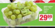 Spar Freshline White Or Red Seedless Grapes-500gm Each