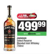Jameson Select Reserve Blended Irish Whiskey-750ml