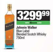 Johnnie Walker Blue Label Blended Scotch Whisky-750ml