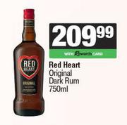 Red Heart Original Dark Rum-750ml