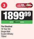 The Glenlivet 18 Year Old Single Malt Scotch Whisky-750ml