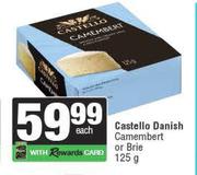 Castello Danish Camembert Or Brie-125gm Each