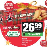 Bakers Eet-Sum-Mor Biscuits-200g