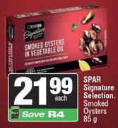 Spar Signature Selection Smoked Oysters-85g