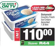 Dairymaid Country Fresh Ice Cream Assorted-For 2 x 1.8Ltr