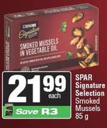 Spar Signature Selection Smoked Mussels-85g