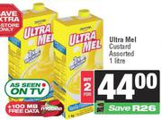 UltraMel Custard Assorted-For 2 x 1Ltr