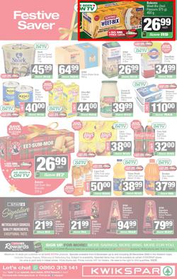 KWIKSPAR Western Cape : Christmas Super Savings (08 December - 28 December 2025), page 12