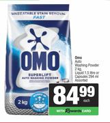 Omo Auto Washing Powder 2Kg, Liquid 1.5L Or Capsules 294ml