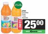 Spar Smoothie Drink Assorted-For 2 x 1L