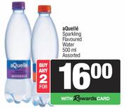 Aquelle Sparkling Flavoured Water Assorted-For 2 x 500ml