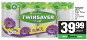 Twinsaver Mini's Toilet Tissue (1 Ply, 300 Sheets)-8 Per Pack