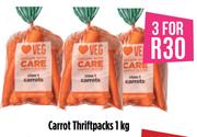 Carrot Thriftpacks-For 3 x 1Kg