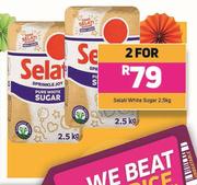 Selati White Sugar-For 2 x 2.5Kg