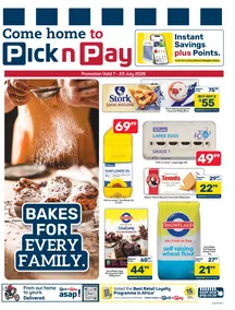 Pick n Pay KwaZulu-Natal : Bakes For Every Family (07 July - 23 July 2026)