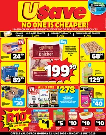 Usave KwaZulu-Natal : No One Is Cheaper (22 June - 12 July 2026)