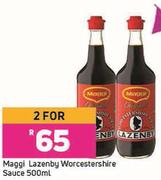 Maggi Lazenby Worscestershire Sauce-For 2 x 500ml