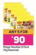 Maggi Noodles Assorted-For Any 5 x 73g