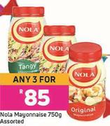 Nola Mayonnaise Assorted-For Any 3 x 750g