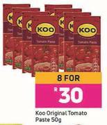 Koo Original Tomato Paste-For 8 x 50g