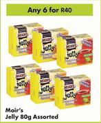 Moir's Jelly Assorted-For Any 6 x 80g