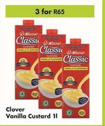 Clover Vanilla Custard-For 3 x 1L
