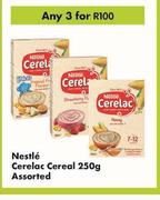 Nestle Cerelac Cereal Assorted-For Any 3 x 250g