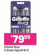 Gillette Blue 3 Smart Hybrid 6 +3