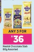Nestle Chocolate Slab Assorted-For Any 3 x 80g
