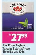 Five Roses Tagless Teabags Select African Blend Strong-102's Pack