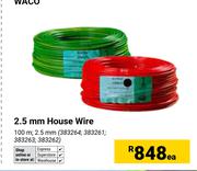 Waco 2.5mm House Wire 383264,383261,383263,383262-Each