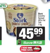 Stork Country Spread 40% Fat Tub-1Kg