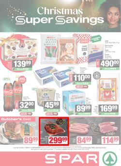 SPAR & SUPERSPAR KwaZulu-Natal Country : Christmas Super Savings (08 December - 24 December 2025), page 1