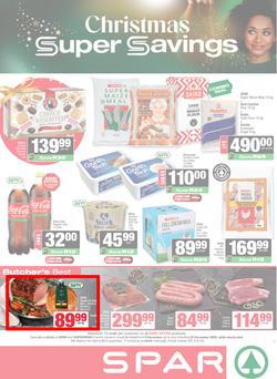 SPAR & SUPERSPAR KwaZulu-Natal Country : Christmas Super Savings (08 December - 24 December 2025), page 1