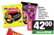 Beacon Maynards Gums & Jellies 100g Or Liquorice All Sorts 150g Assorted-For Any 2