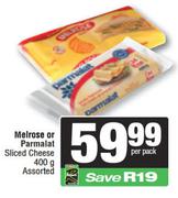 Melrose Or Parmalat Sliced Cheese Assorted-400g Per Pack