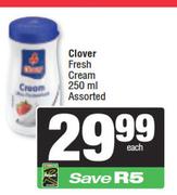 Clover Fresh Cream Assorted-250ml